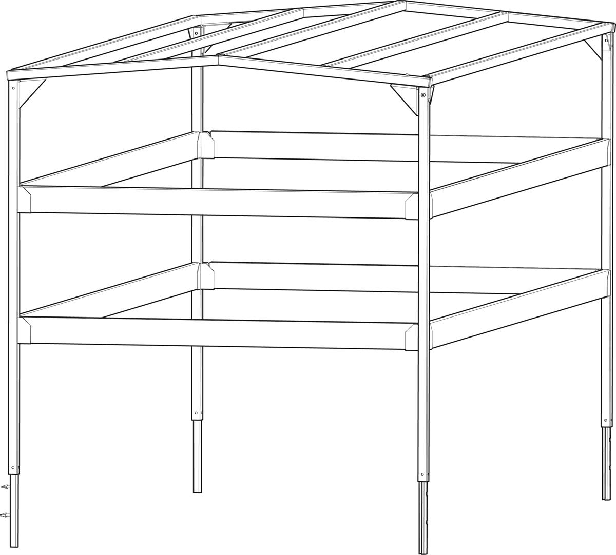 Lok za ponjavo 150 cm